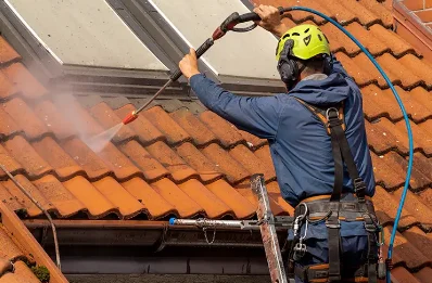 Démoussage et hydrofuge de toiture à Pontaix